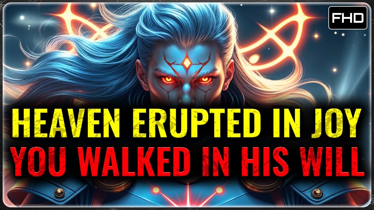 ALL OF HEAVEN ERUPTED IN JOY – BECAUSE YOU FINALLY WALKED IN HIS WILL