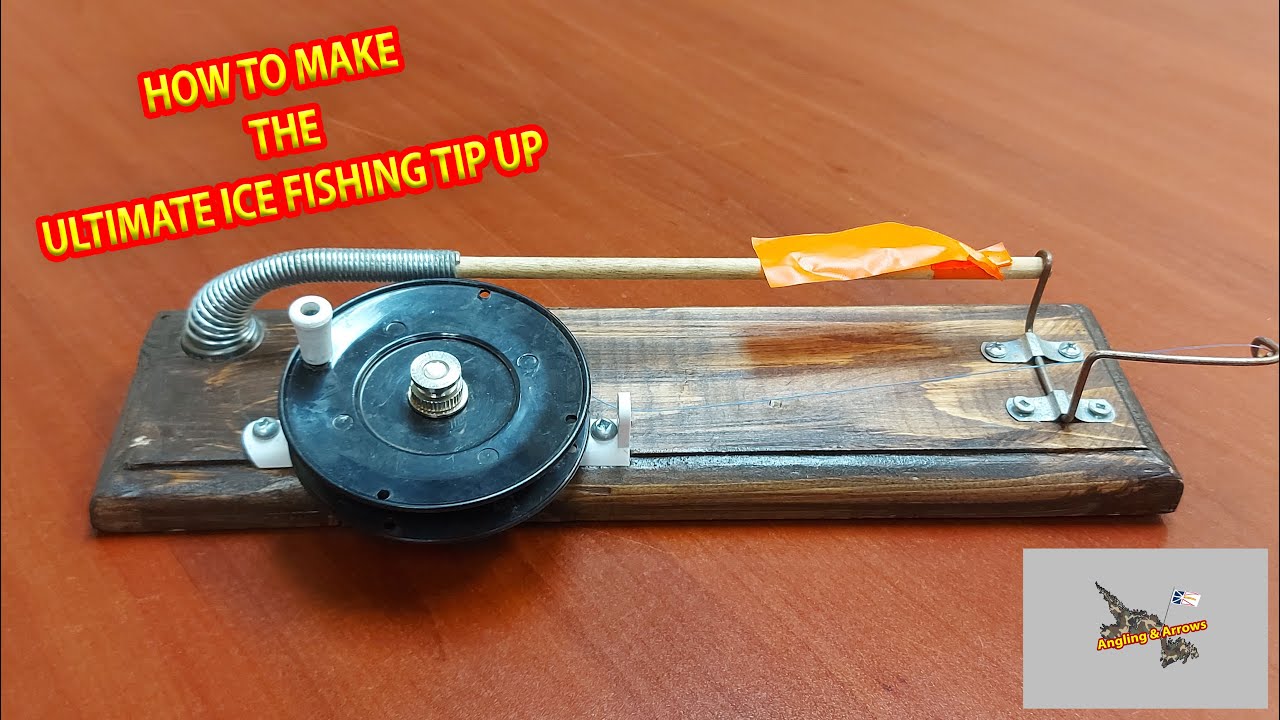 THE ULTIMATE ICE FISHING TIP UP,  that anyone who ice fishes must try.