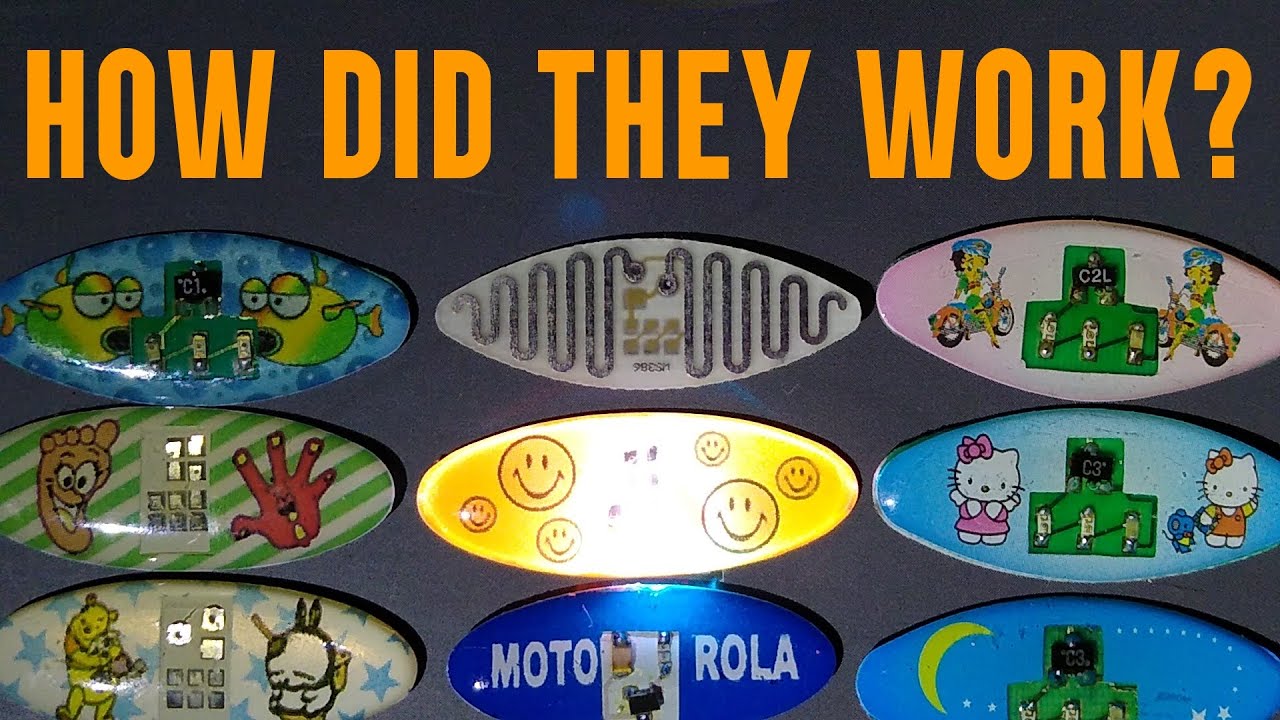 Как работают мигающие наклейки для телефона с автономным питанием (со схемой)