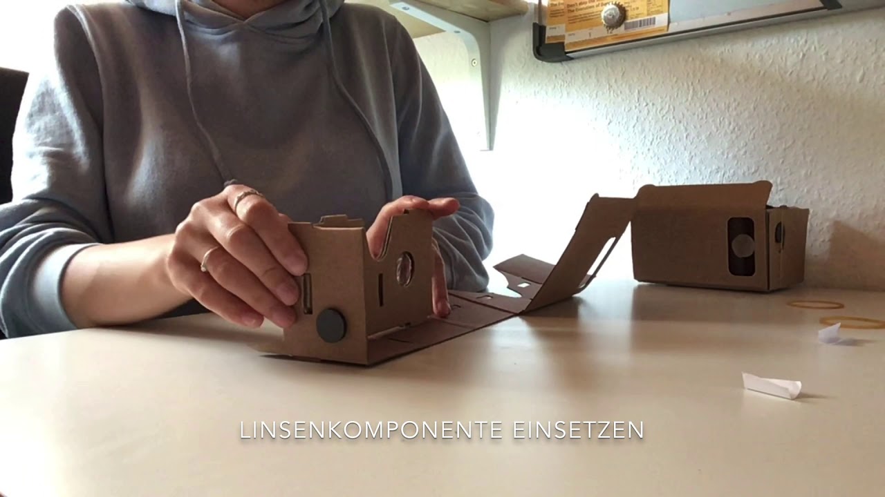Erklärvideo: VR Cardboard-Brillen basteln