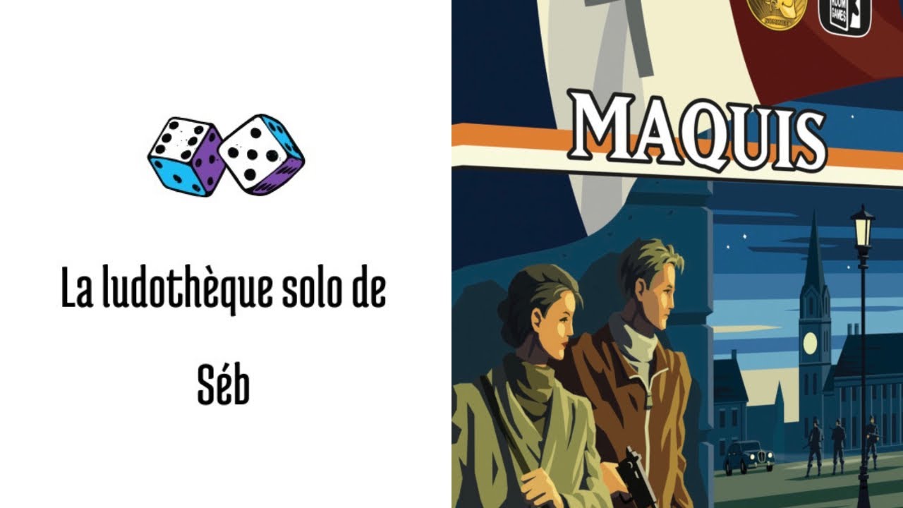 Règles et partie solo du jeu Maquis.