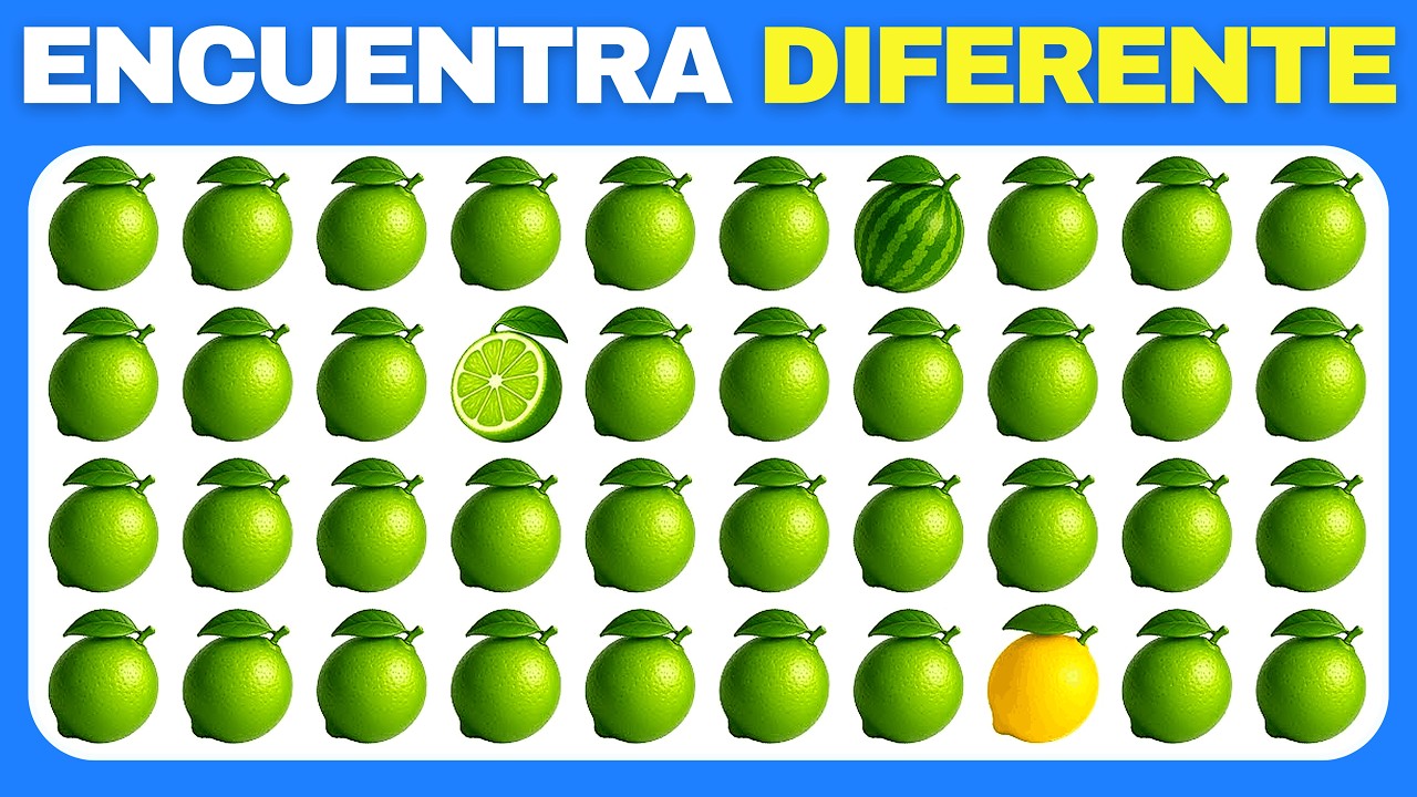 ¿Cuál Es El Diferente? Desafío De Verduras 🥑| Reto Sabio