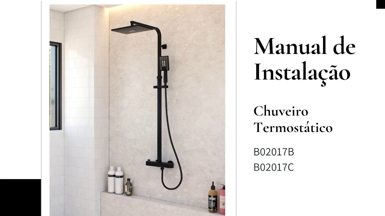 Manual de Instalação do Chuveiro Termostático
