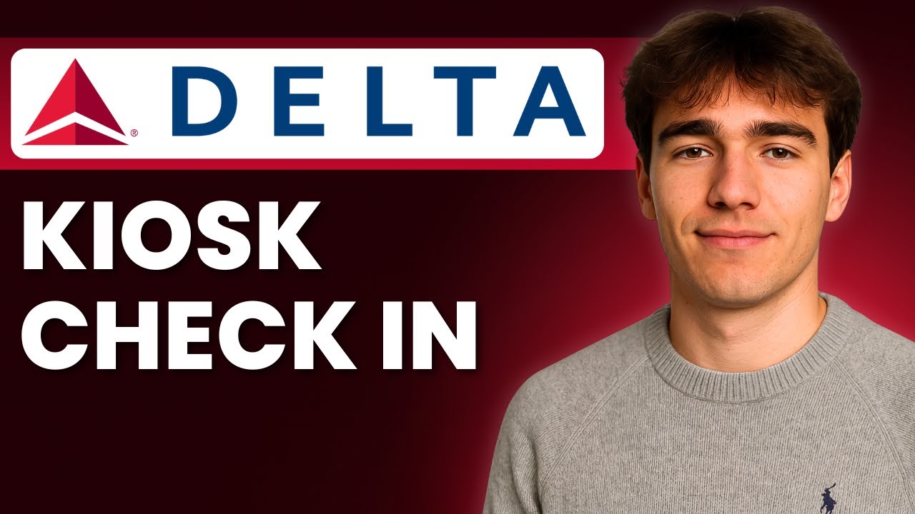 Как зарегистрироваться на рейс в киоске Delta Airlines и получить авиабилет (Учебное пособие 2026)
