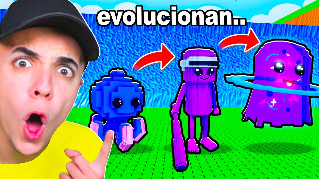 Mis Brainrots EVOLUCIONAN de COMUN a INFINITY en Tsunami Brainrots..