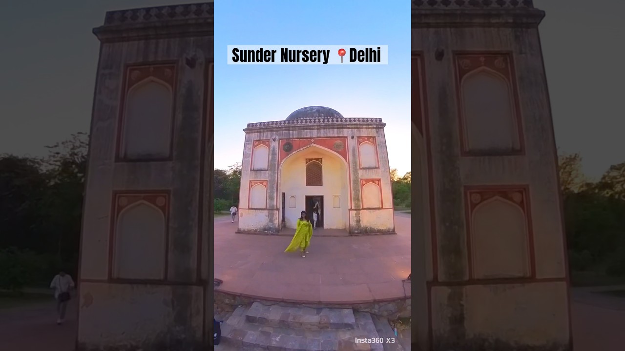 Delhi&rsquo;s hidden garden gem | sunder Nursery #shorts #travel #delhi