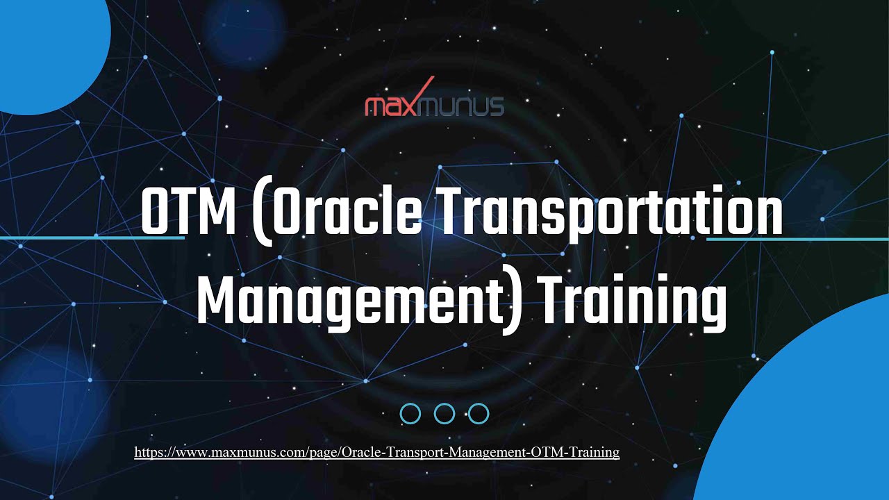 Oracle OTM Training &ndash; Oracle OTM Online Training (Oracle OTM Certification Tips) Oracle OTM Course