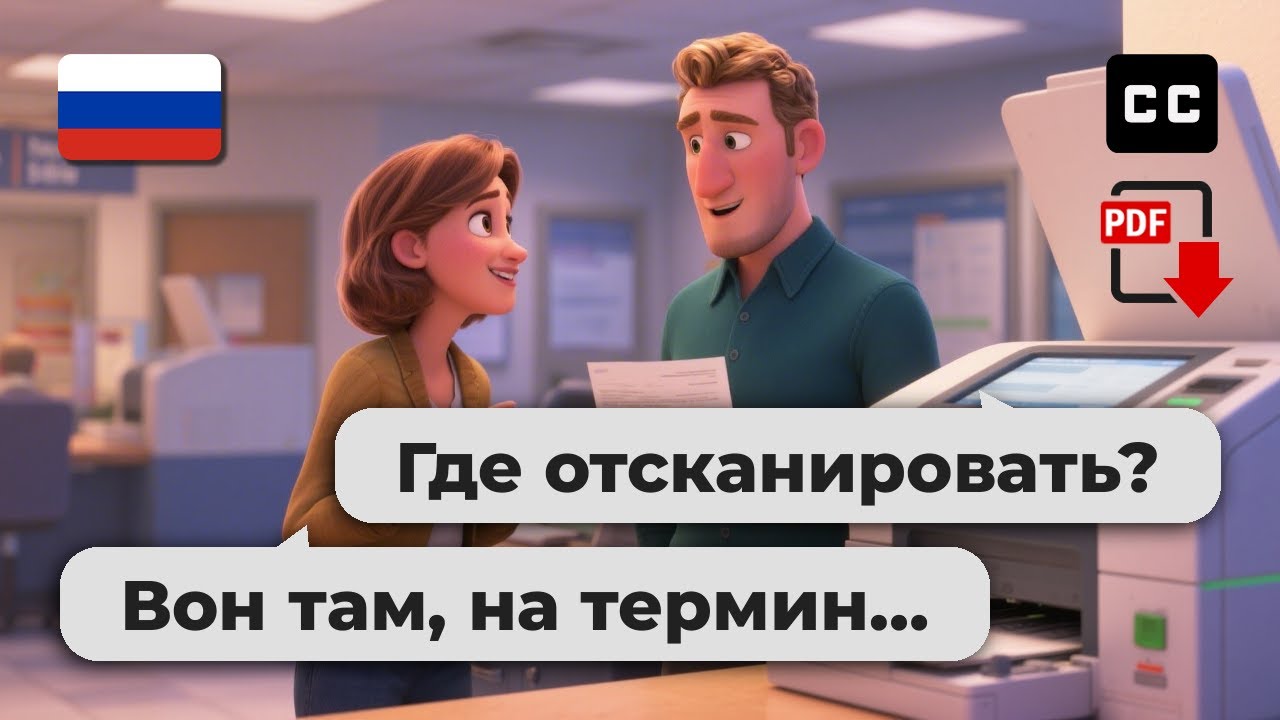 10 реальных русских диалогов для изучения русского для начинающих 📚