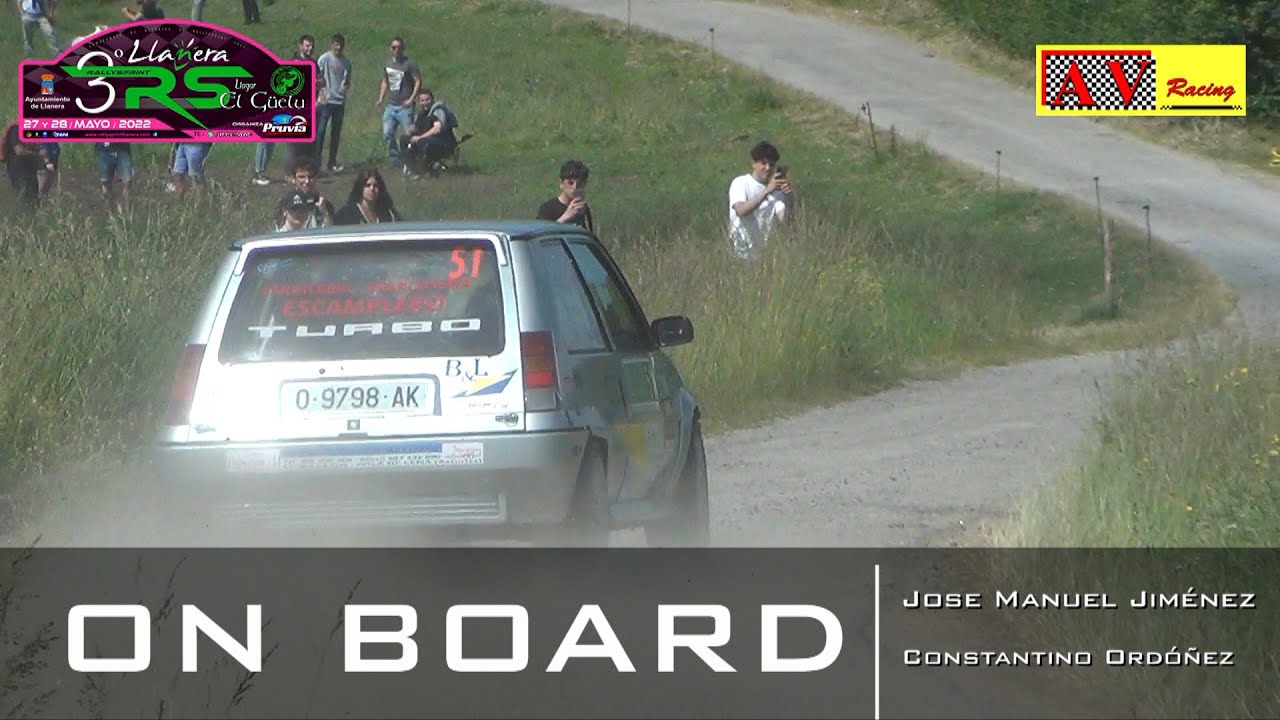 On Board Jose Manuel Jiménez -  Constantino Ordóñez | TC-1 Rallysprint de Llanera 2022