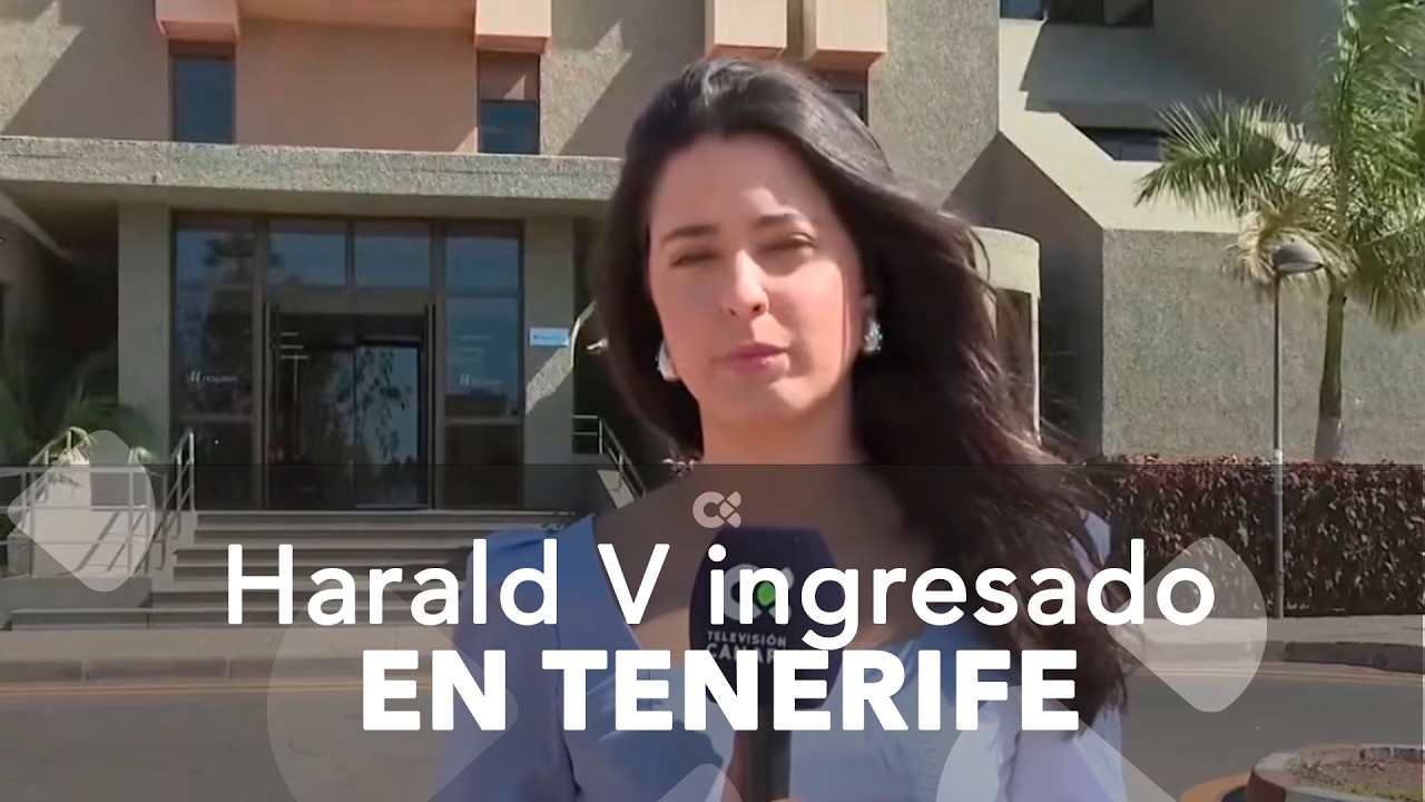 El rey Harald V de Noruega está hospitalizado en Tenerife