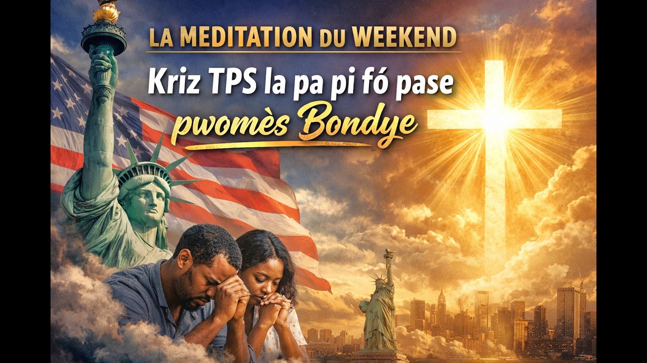 MEDITATION DU WEEKEND :  Kriz TPS la pa pi fo pase pwomes BONDYE