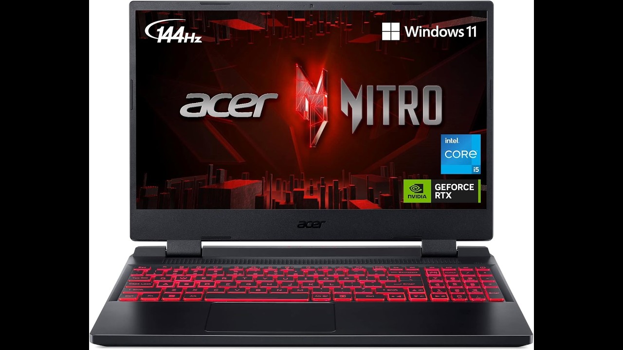 Review: Acer Nitro 5 AN515-58 -  Intel i5-12500H + RTX 3050 Ti Gaming Laptop
