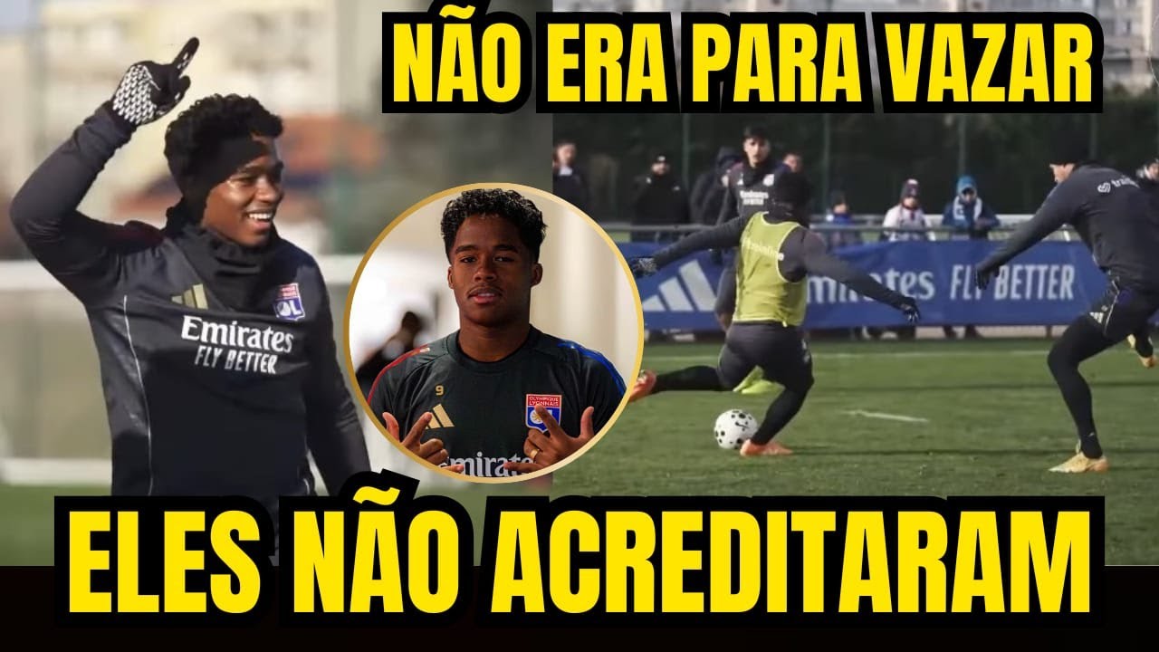 🚨O TREINO DO LYON PAROU. O QUE ENDRICK FEZ N&Atilde;O DEVERIA TER VAZADO.