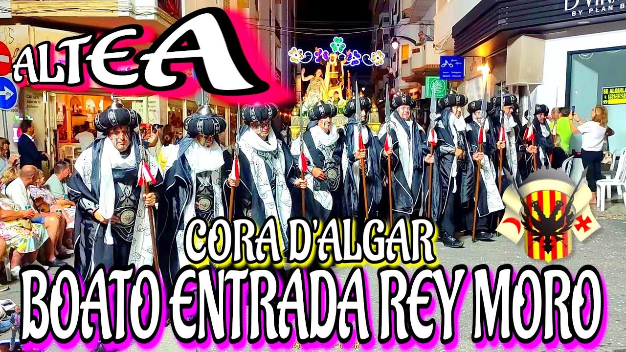 ALTEA - BOATO ENTRADA REY MORO #morosycristianos #altea #alicante #desfile #tradiciones #fiesta 