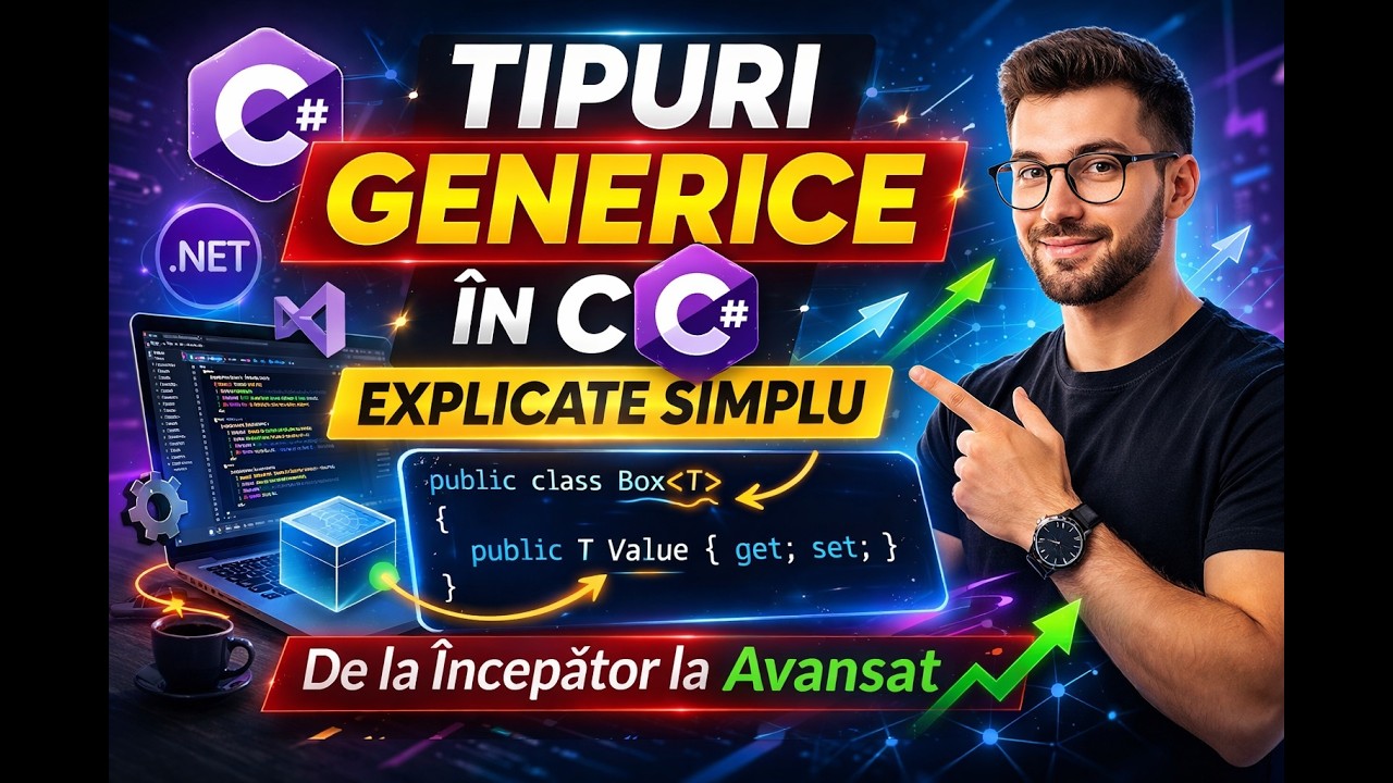 C# Generice Explicate Simplu | Implementare Tip Generic Pas cu Pas | Curs Complet .NET