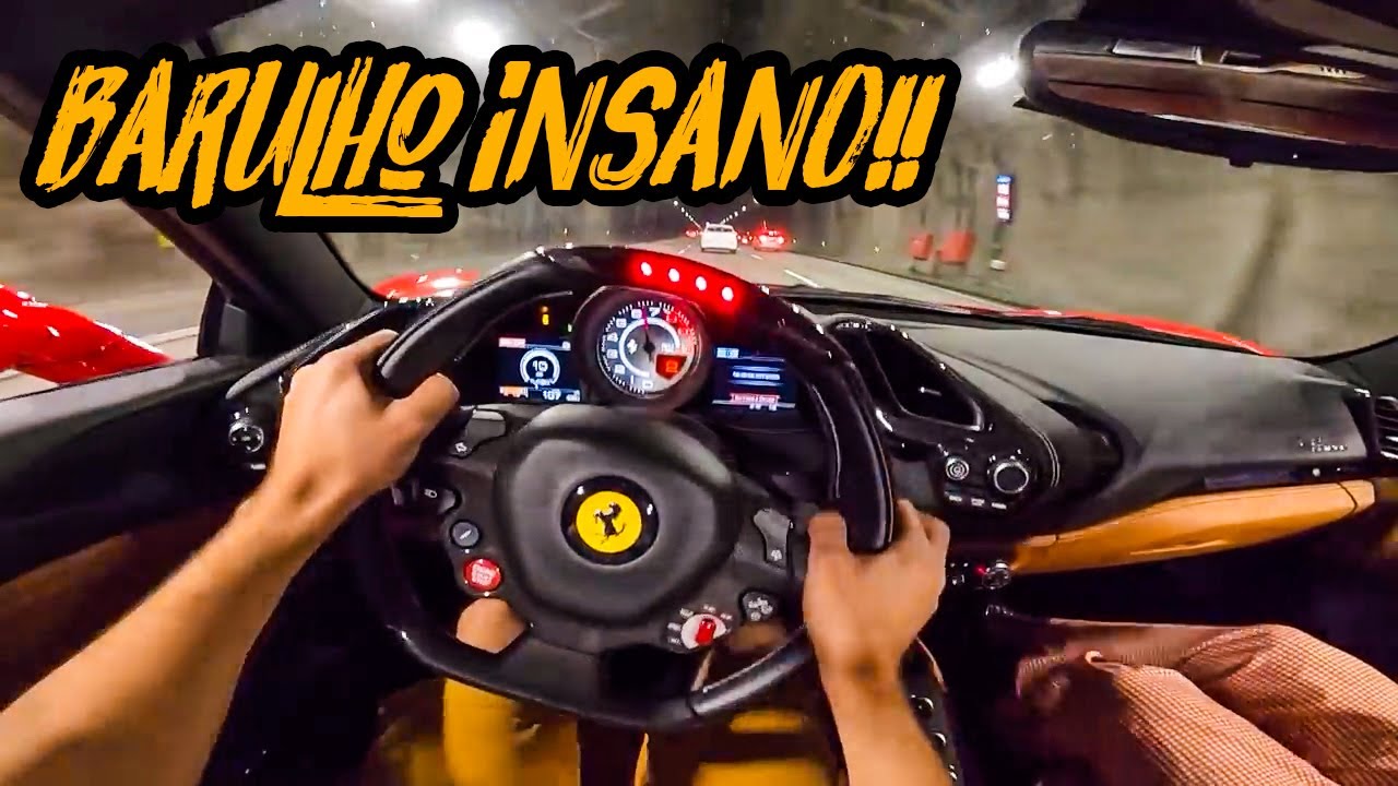 TUNEL DE NISSAN GTR 1000CV E FERRARI 488 SÓ O CANO!!🔥🔥
