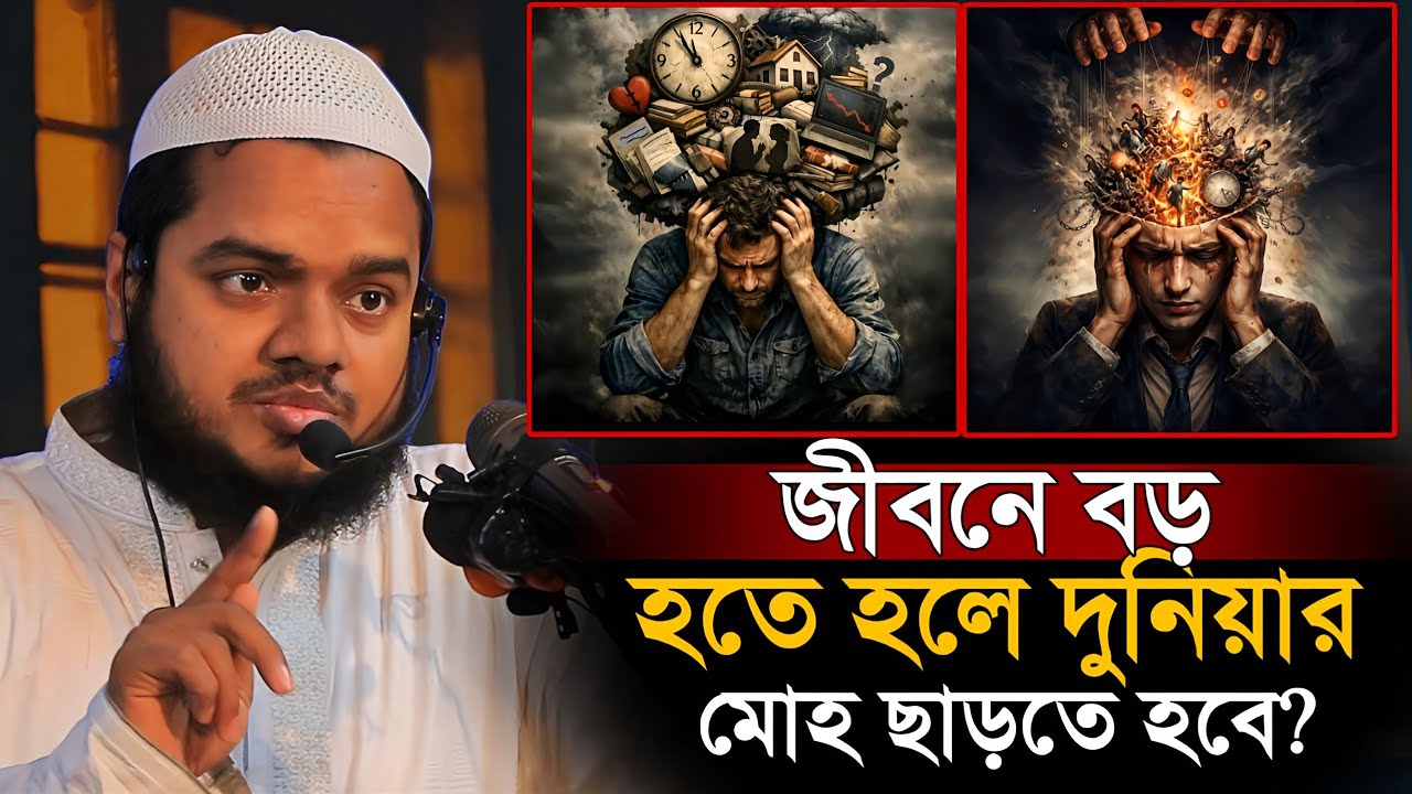 জীবনে বড় হতে হলে দুনিয়ার মোহ ছাড়তে হবে | Abdullah bin Abdur Razzaq new waz 
