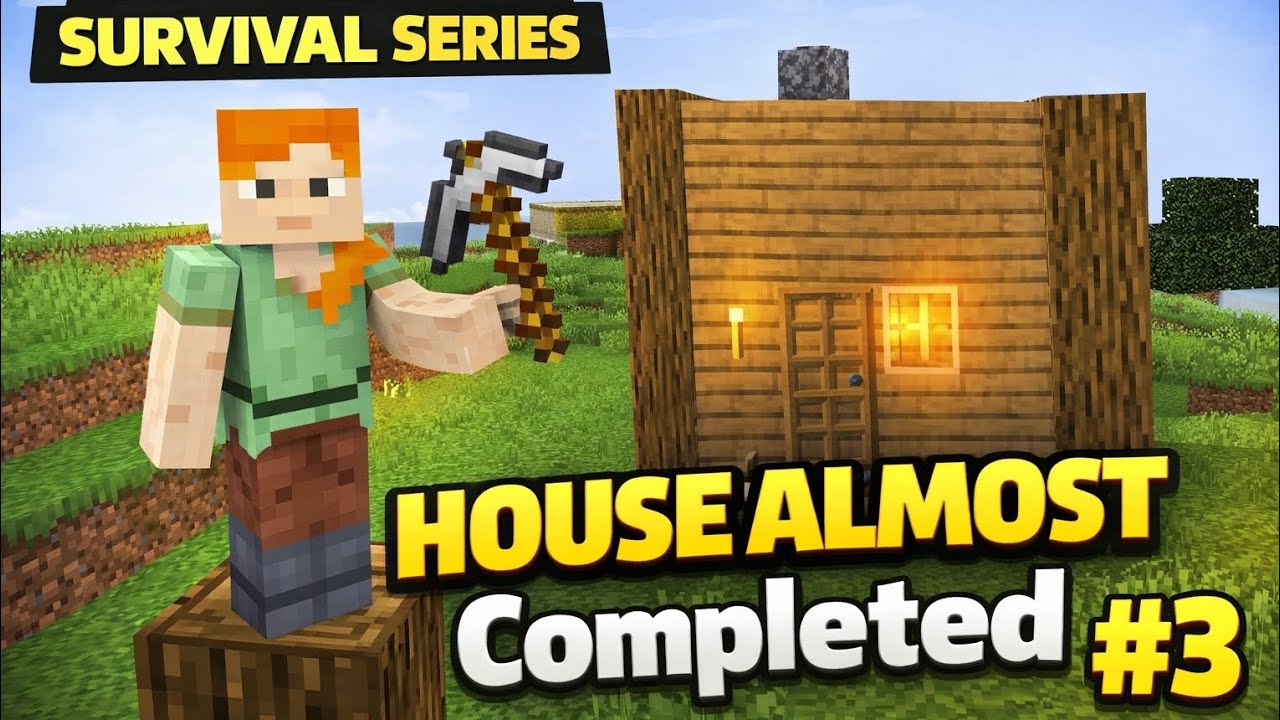 I almost completed my house in survival series ep 3