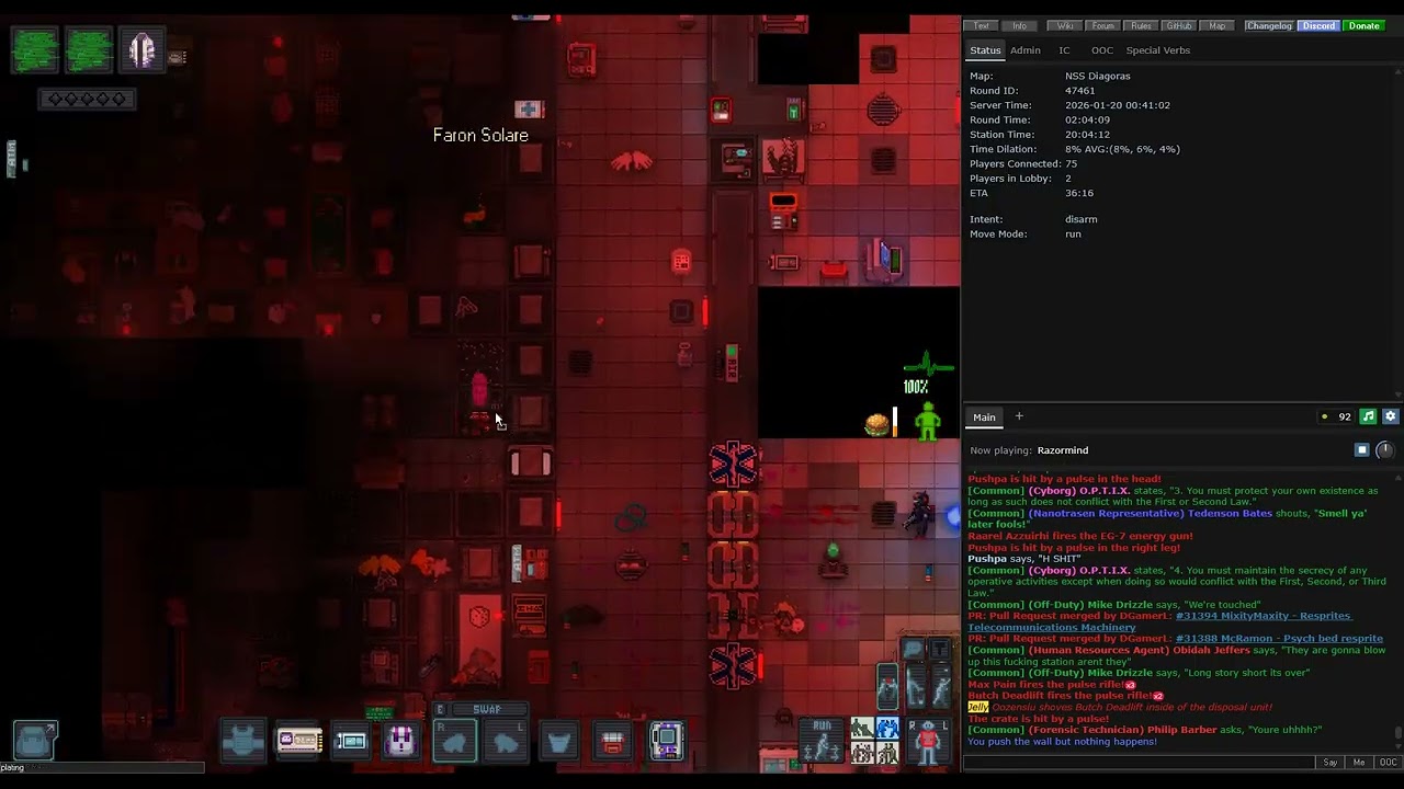 evading [redacted] for approximately 30 seconds