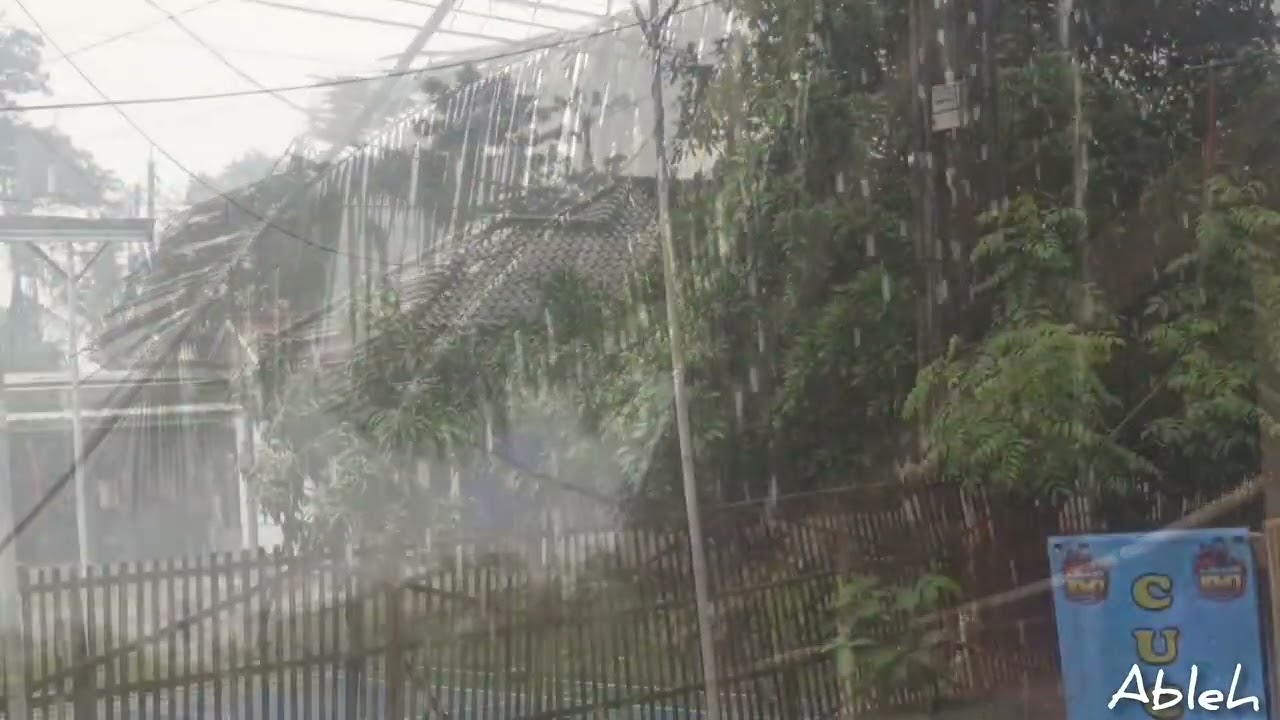 The world's most sought after heavy rain sounds, deep sleep and instant healing 🌧️
