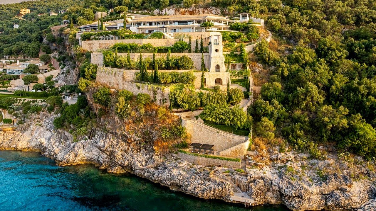 Stunning Waterfront Greek Villa With It's Own Private Dock