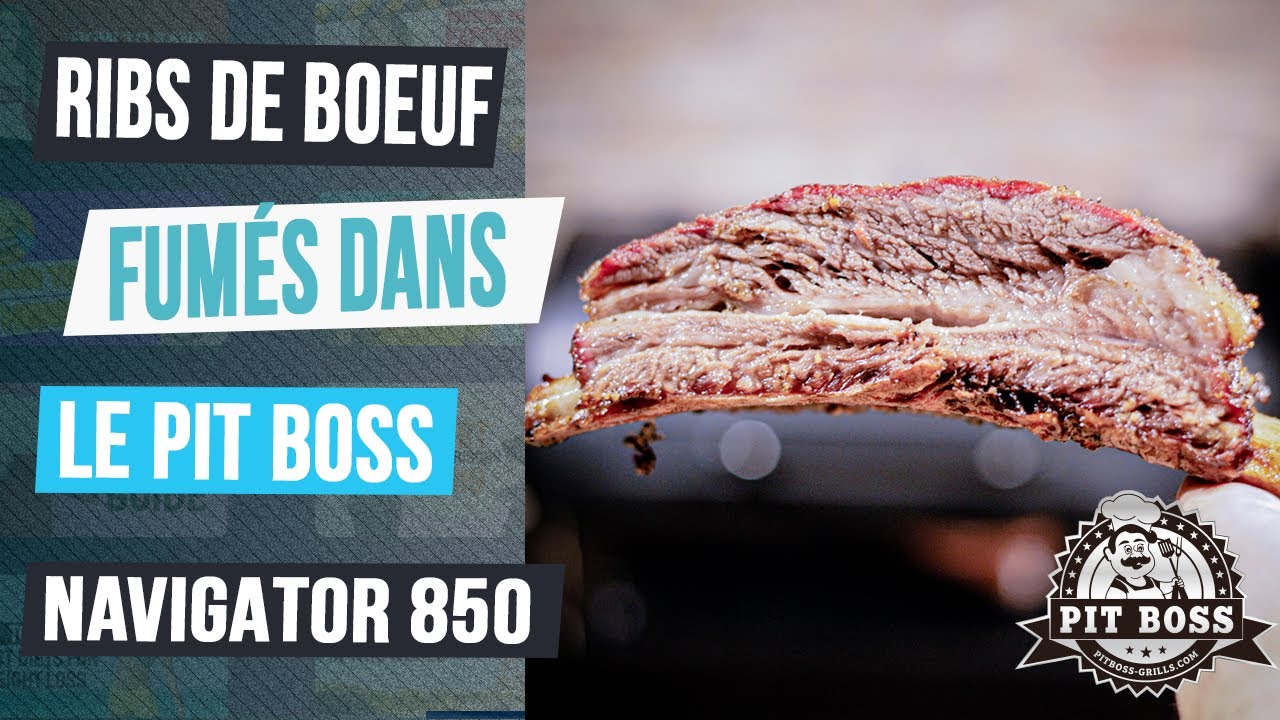 Ribs de boeuf Texas Style sur le Pit Boss Navigator 850