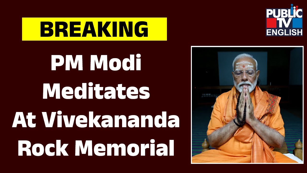 PM Narendra Modi Meditates At Vivekananda Rock Memorial In Kanyakumari