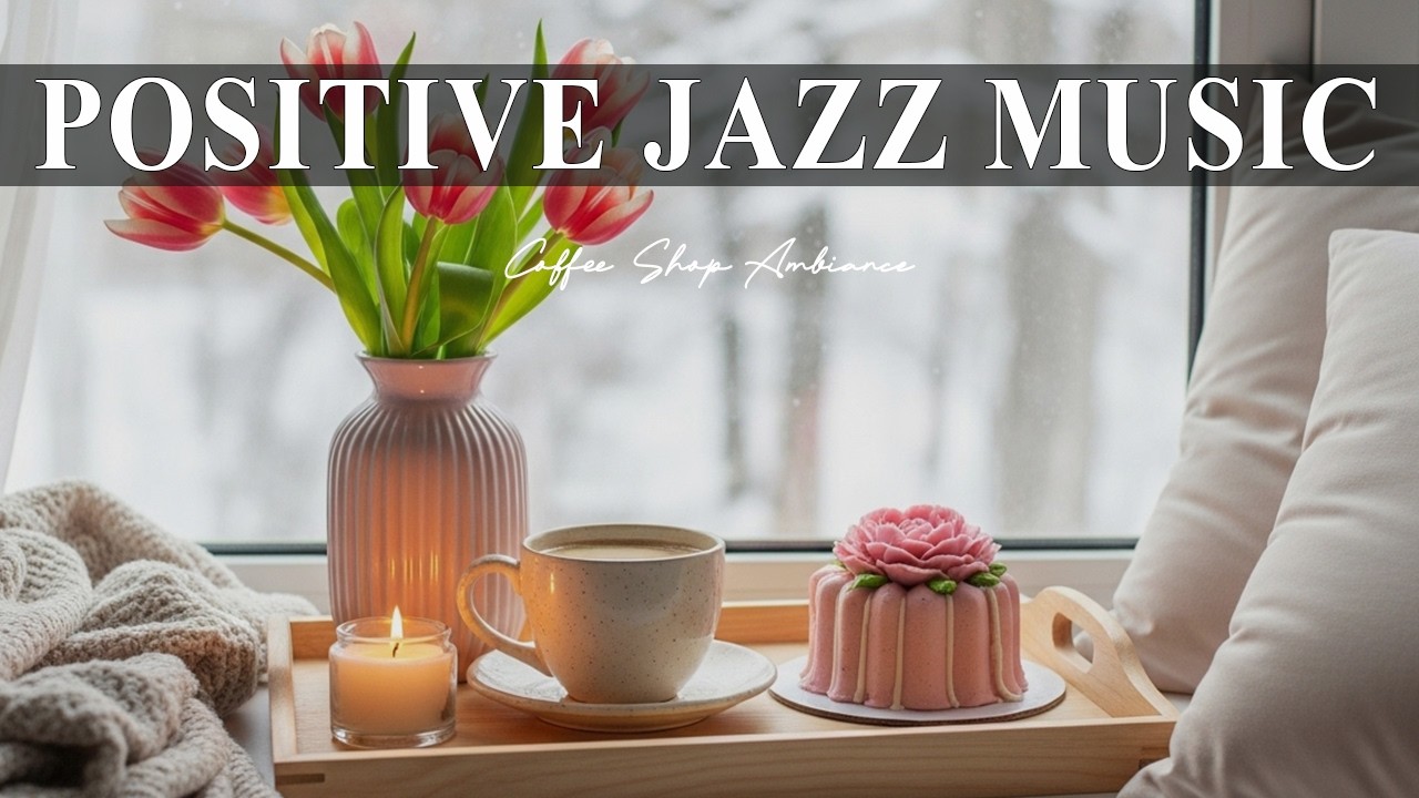 Positive Jazz Music☕❄️ Cozy Cafe Jazz & Smooth Bossa Nova Piano for Work & Study.
