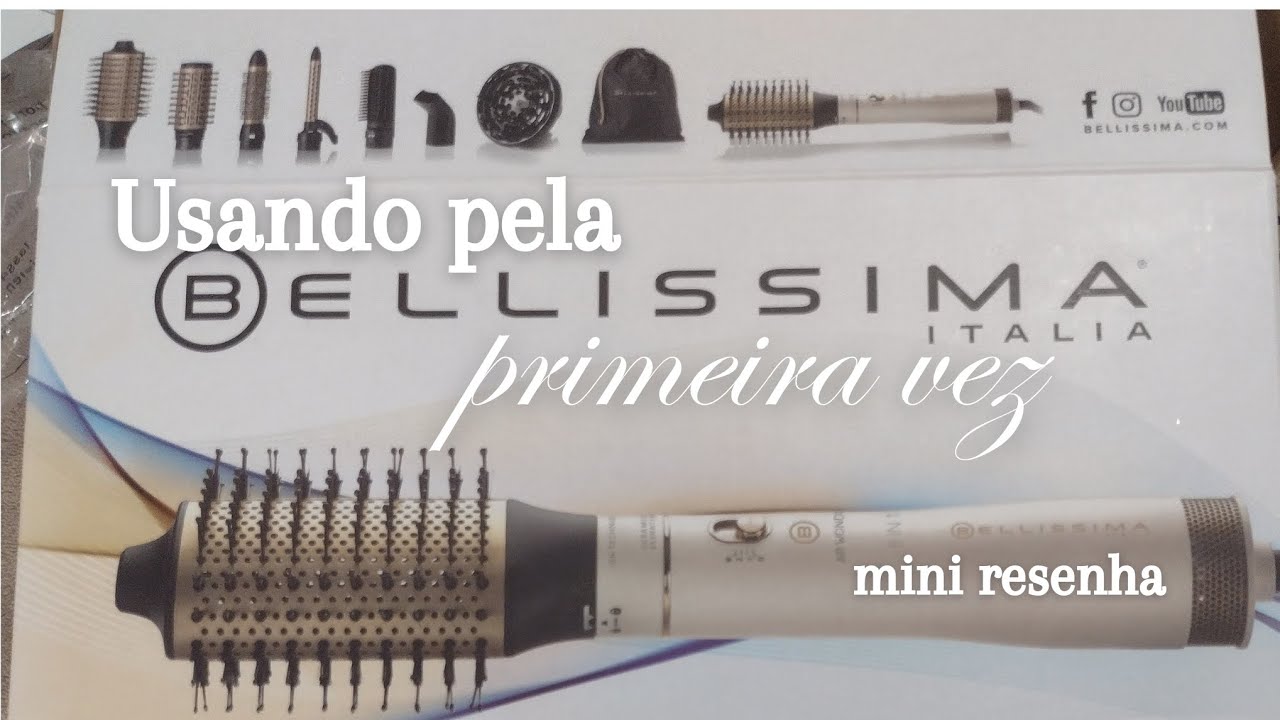 Escova secadora Belíssima, usando pela primeira vez, meu presente de natal do marido .   EP. 232