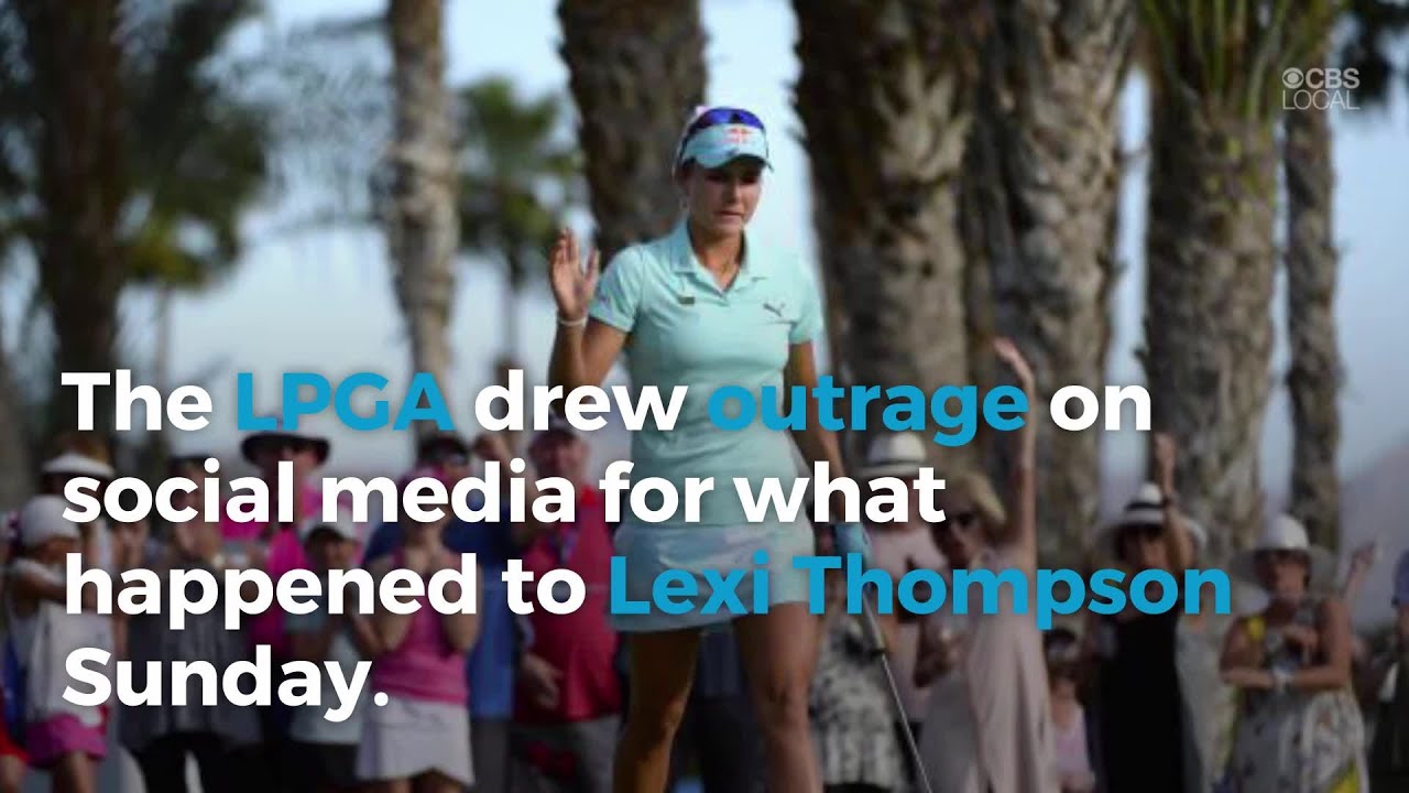 Golfers, Social Media Slam Penalty Called On Lexi Thompson By TV Viewer