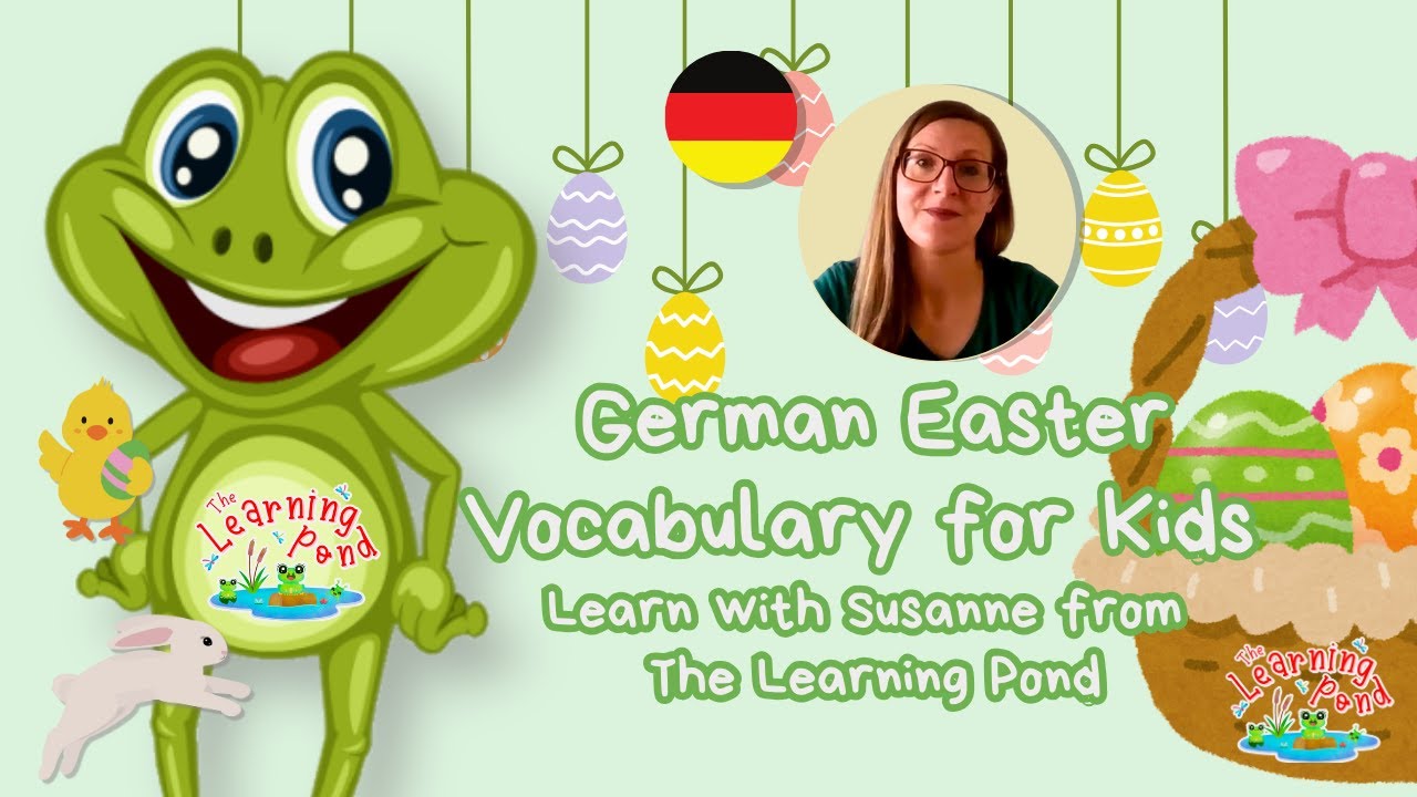 🇩🇪 German Easter Vocabulary for Kids | Learn with Susanne from The Learning Pond