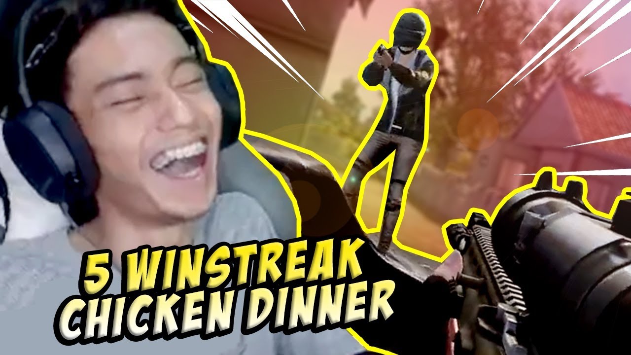 NGAKAK MOMENT 5 WINSTREAK! - PUBG MOBILE INDONESIA
