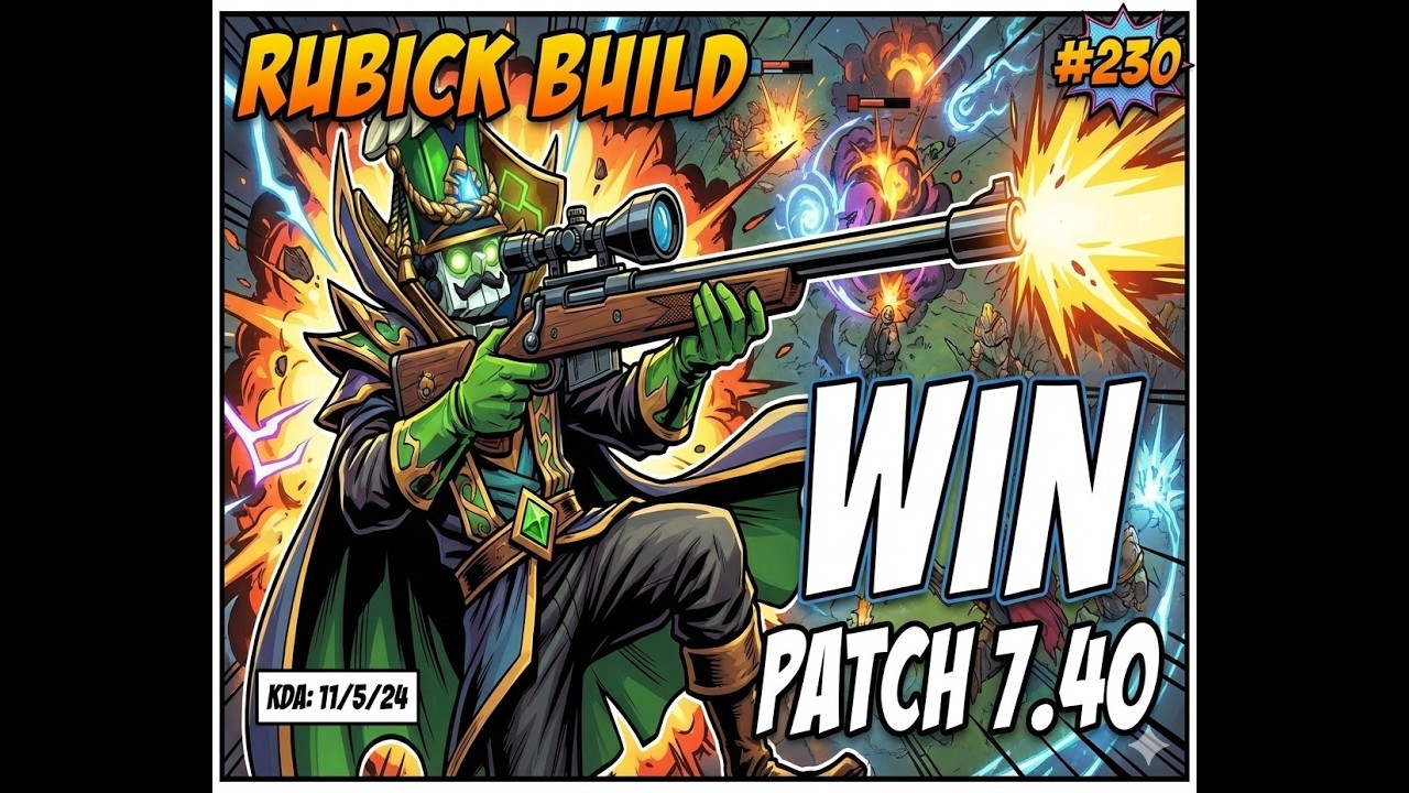 Rubick Gameplay again against contra sniper | Patch 7.40 | Win | Turbo | Dota 2 #230 🧙‍♂️