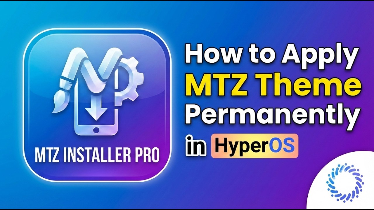 How to Apply MTZ Theme Permanently in HyperOS
