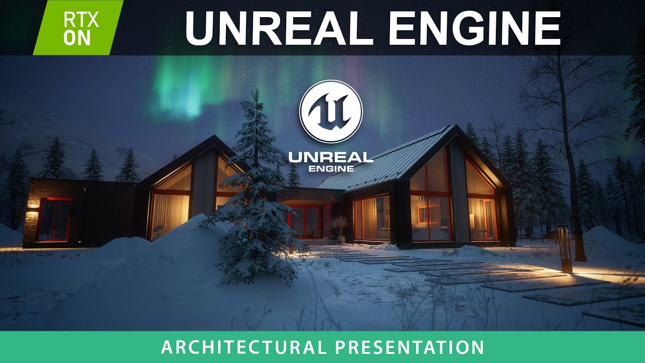 Private House Presentation / Winter / UE4