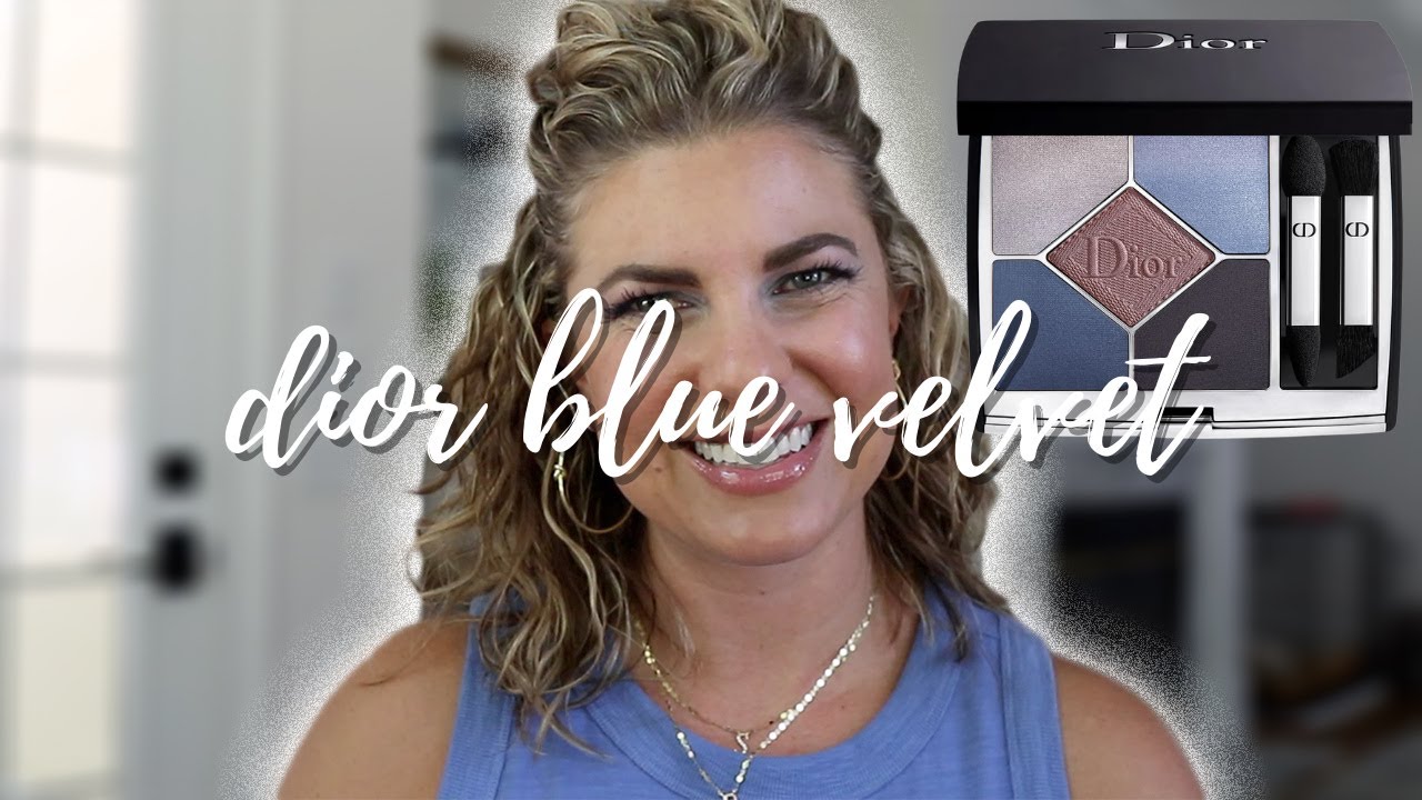 Diorshow 5 Couleurs Couture Eyeshadow Palette Blue Velvet 189 | Swatches, 2 looks