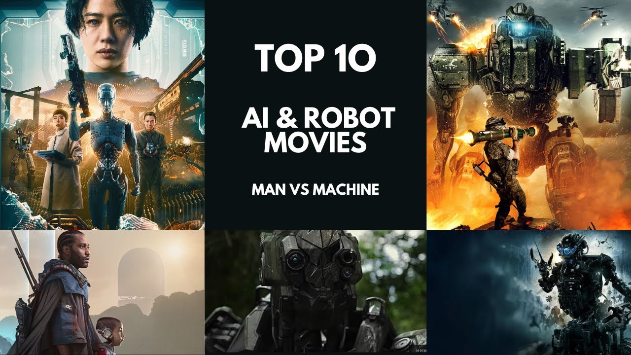 Top 10 Best AI Robot Movies | Military Sci Fi | Rogue Man vs Machine Warfare
