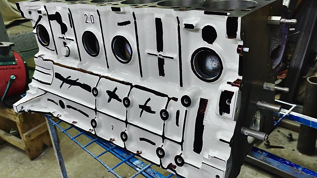 Строкер m50b20 - m50b28 на базі коліна m51 / The m50b20 - m50b28 stroker is based on the m51 crank