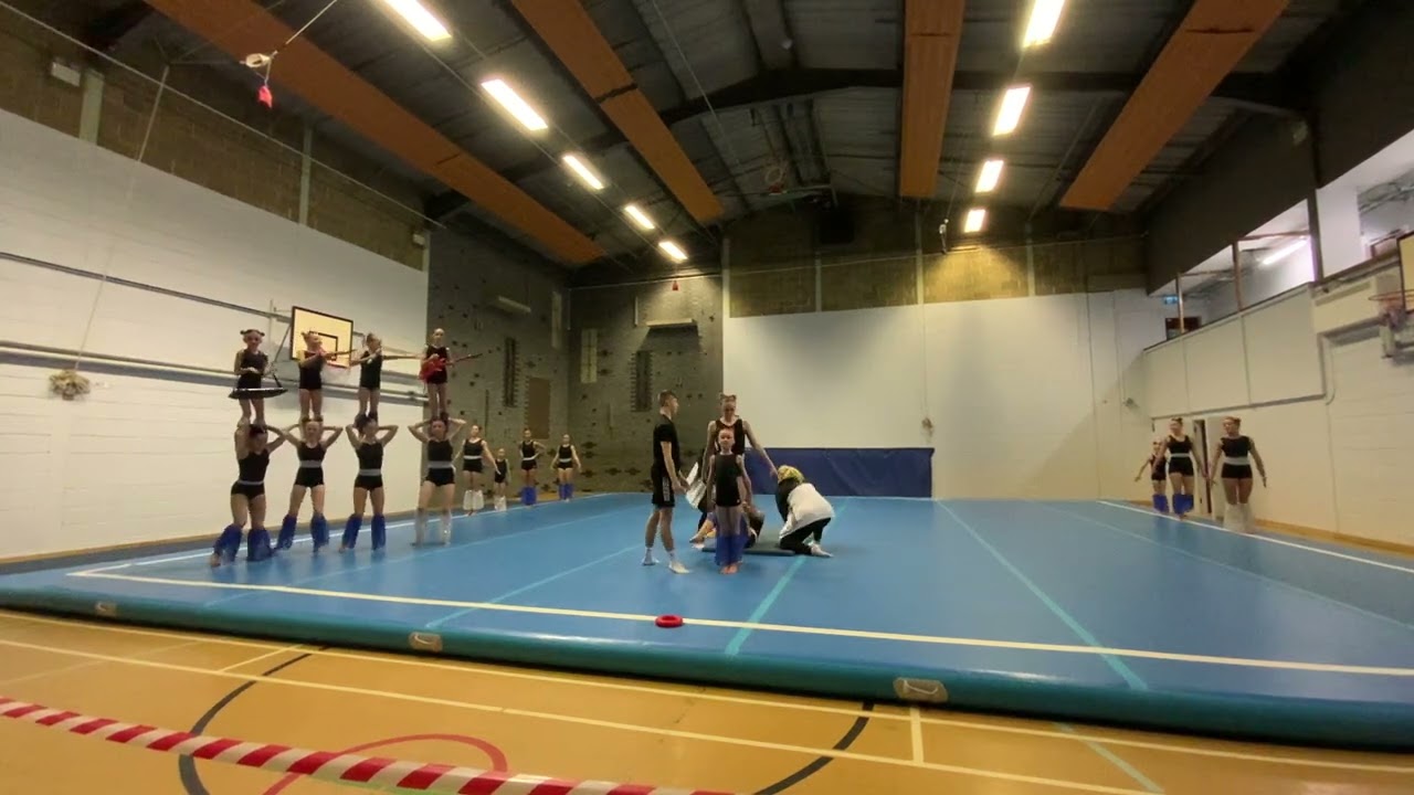 Harriers Acrobatic Gymnastics Club, Christmas Show 2023. Abba