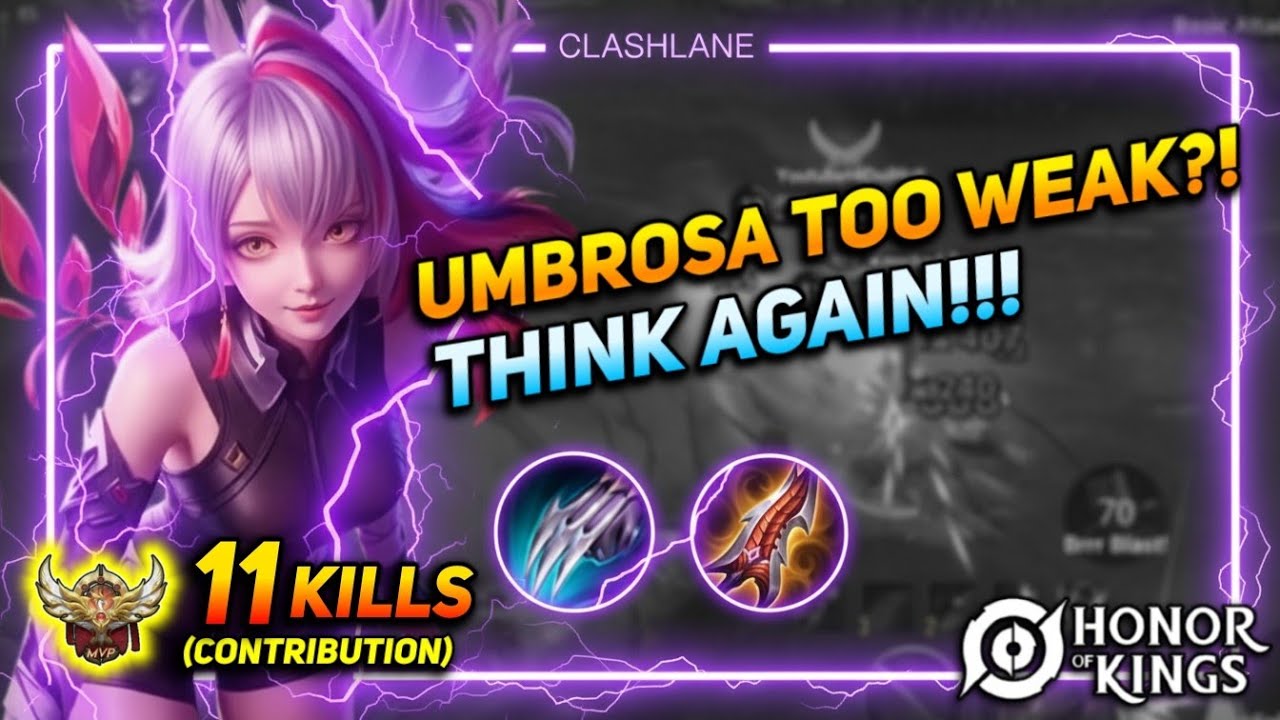 UMBROSA Has the LOWEST WINRATE… But I Went CRAZY! ⚔️ | Honor of Kings