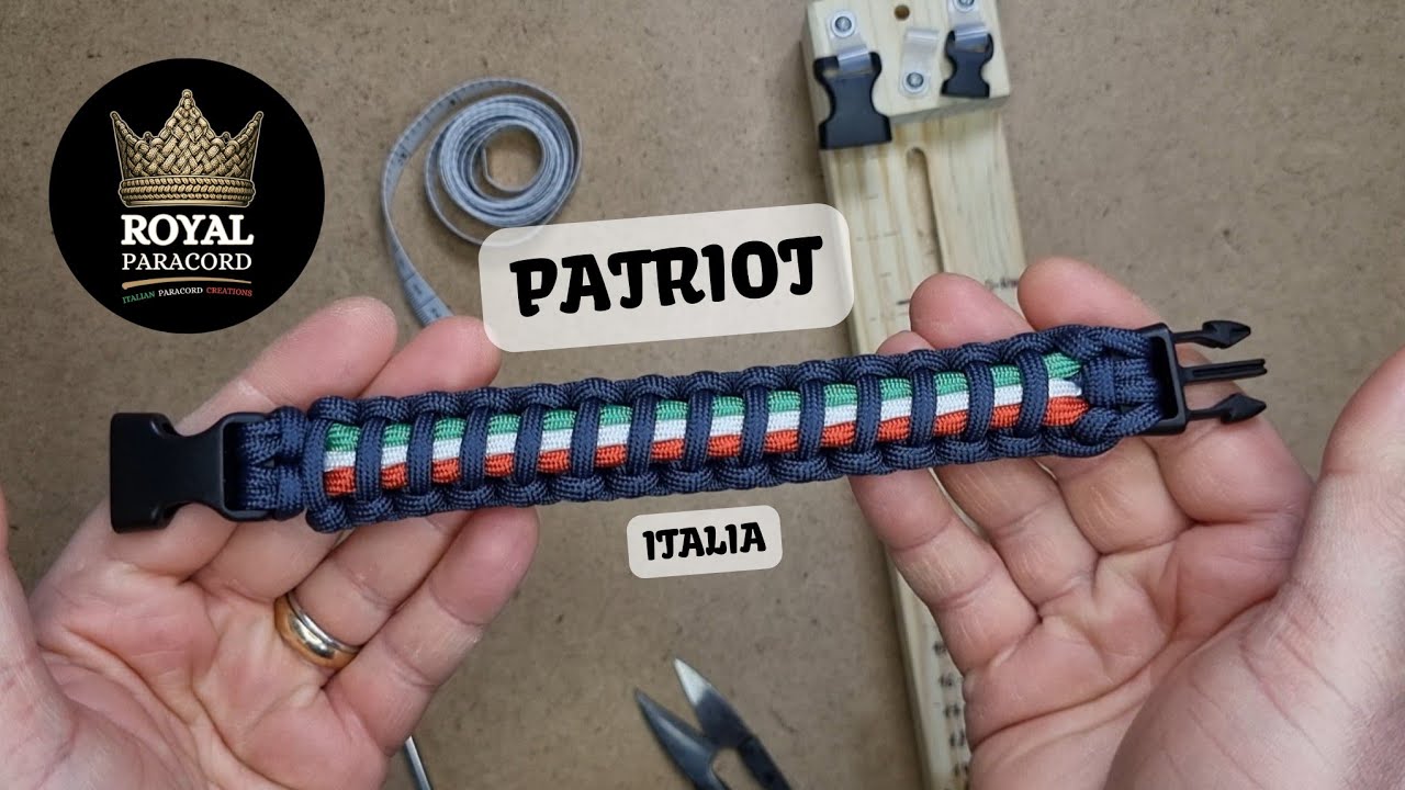 Bracciale Paracord PATRIOT COBRA Paracord Bracelet Tutorial