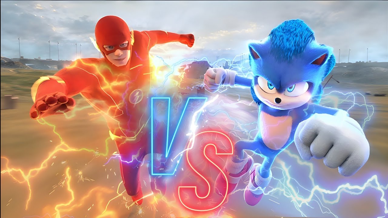 Sonic vs Flash Race Full Movie Animated Part 1 2 3 4 Who is Faster Sonic The Hedgehog