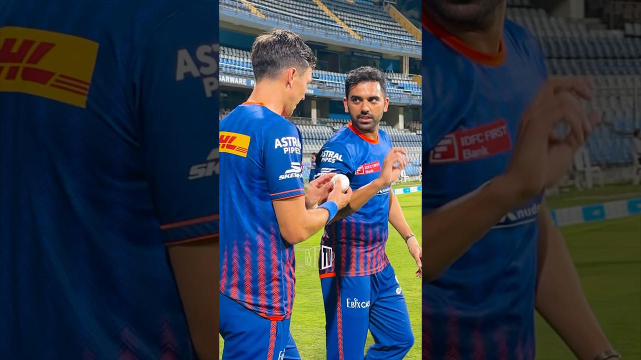 Batters mein darr ka mahaul hai.. 🎯⚡ | #MumbaiIndians #PlayLikeMumbai [Trent Boult, Deepak Chahar]