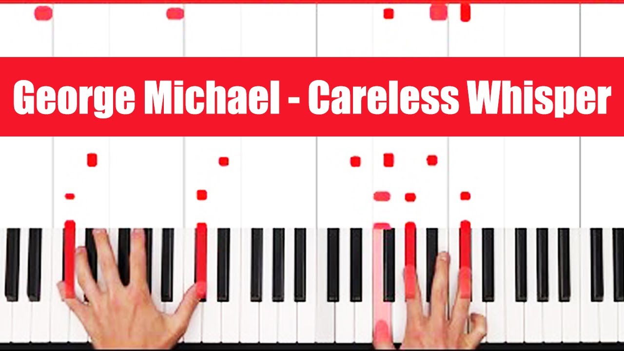 Careless Whisper George Michael Piano Tutorial Easy Chords