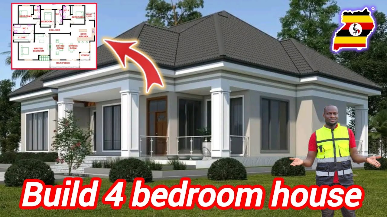 Costs of building this 4 bedroom house in Uganda 2025