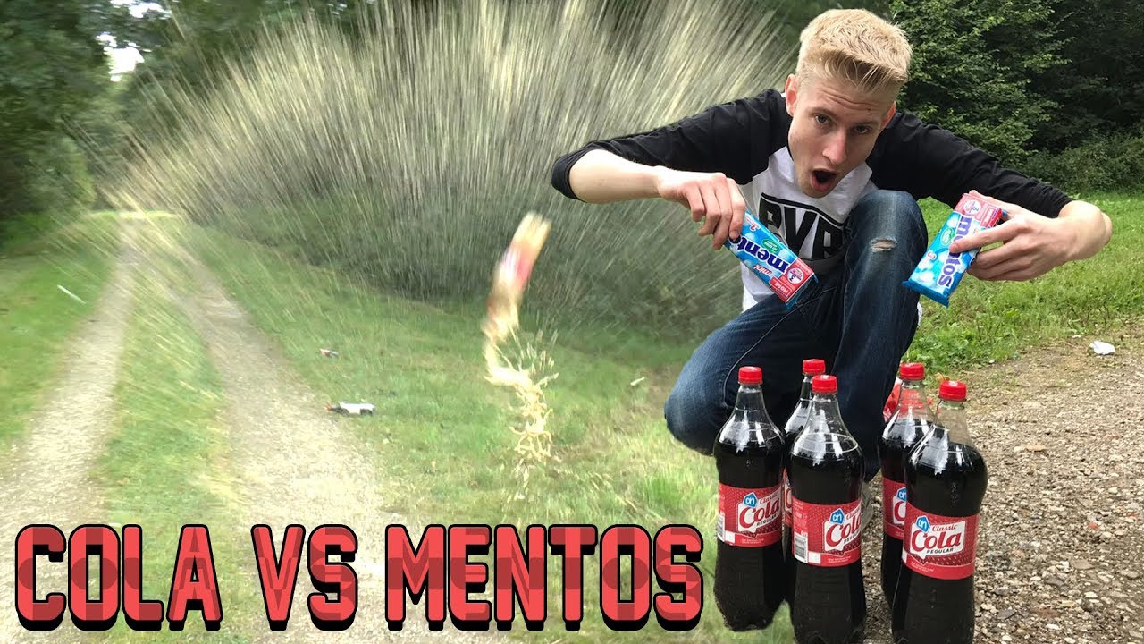 Cola vs. Mentos | Pyrofreaks4live
