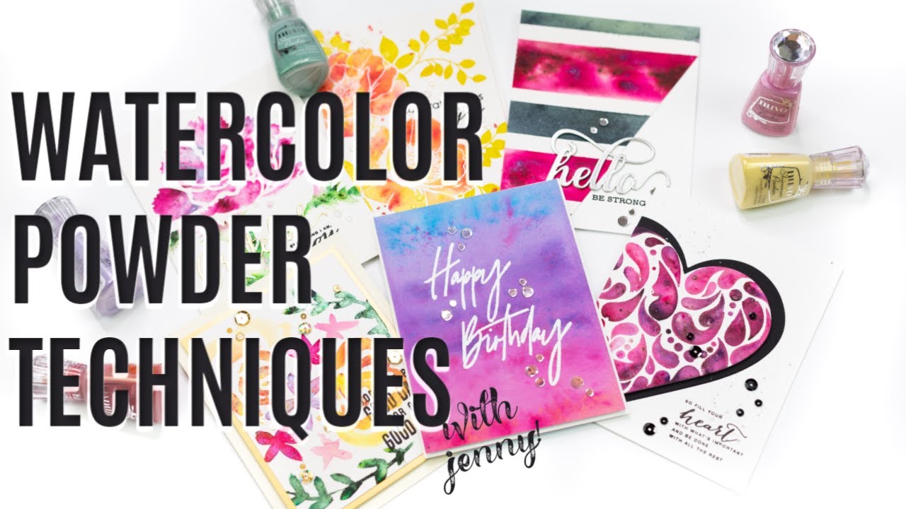 Using Watercolor Powders with Jenny Colacicco