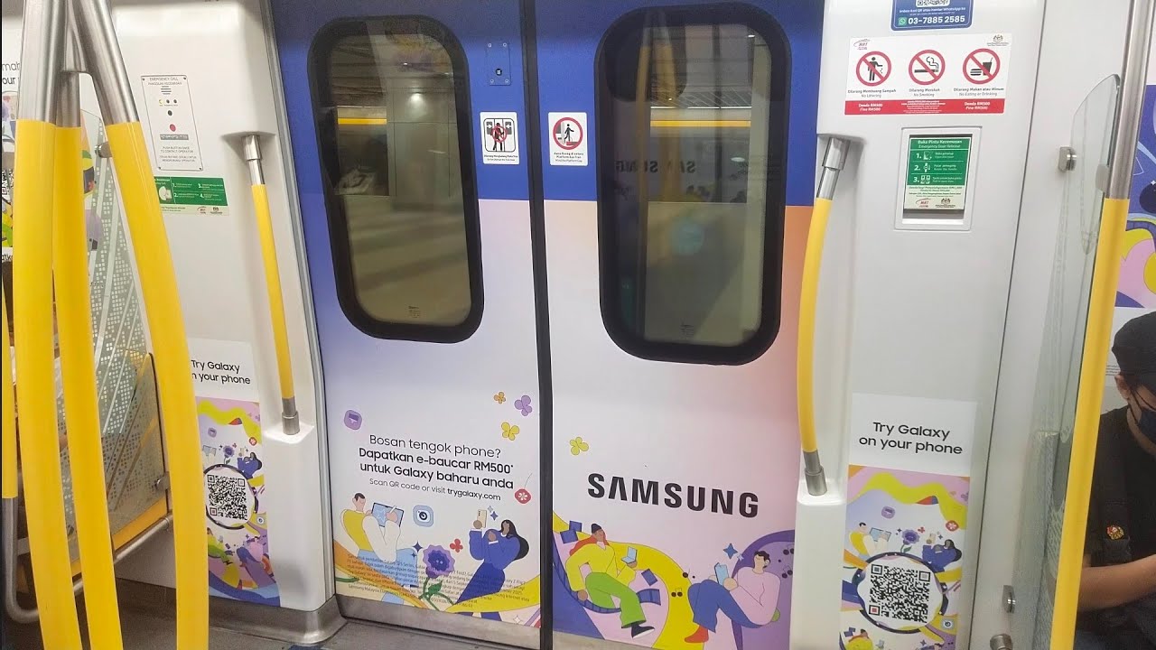 MRT Putrajaya Line | Hyundai Rotem (Set 215)[Samsung Galaxy Wrap] Ride | HKL → Ampang Park