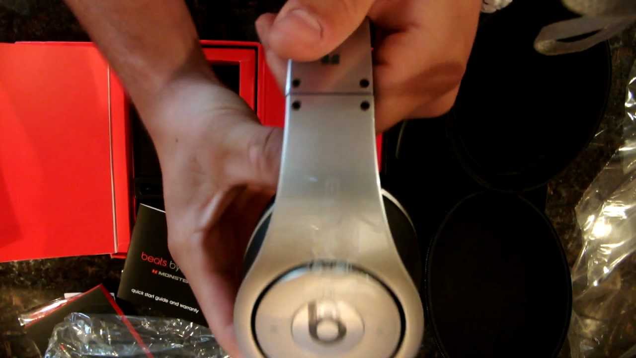 $150 amazing studio beats Updated new limited edition beats by dre studio SILVER UNBOXING