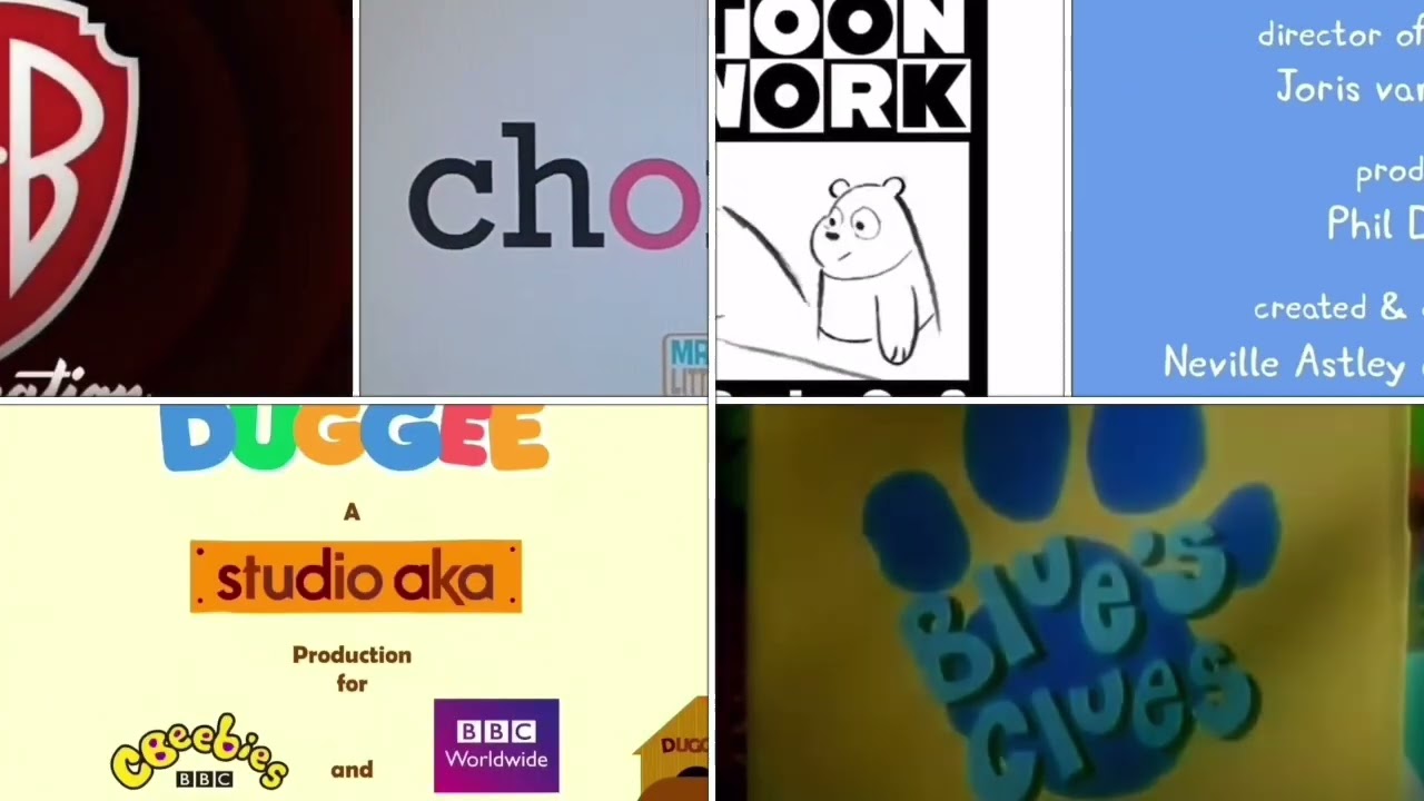 Blue’s Clues, Hey Duggee, Mickey Mouse (Shorts), Peppa Pig, TMr.MS, TTG!, and WBB credits remix